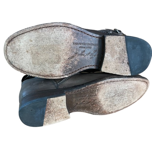 Frye Phillip Riding Brown Leather Boot - Picture 12 of 16